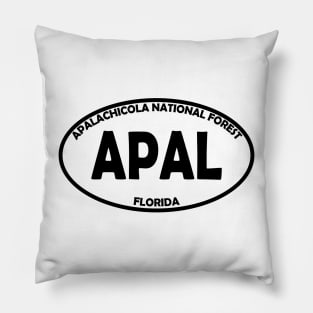 Apalachicola National Forest oval Pillow