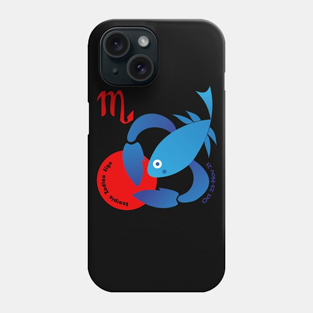 Scorpio -  Scorpion Phone Case by AriadnaDeRaadt