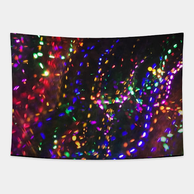 Color Lights In Motion no. 2 Tapestry by Neil Feigeles