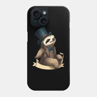 Sloth Funny Top Hat Phone Case