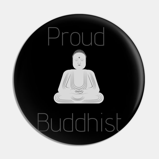 Proud Buddhist Pin by TheRiseCouture