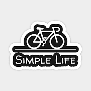 Simple Life - Bicycle Magnet