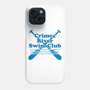 Crimea River Swim Club blue Phone Case