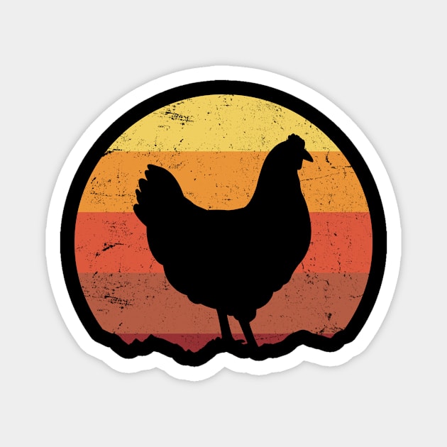 Chicken Farmer Vintage Magnet by CreativeGiftShop