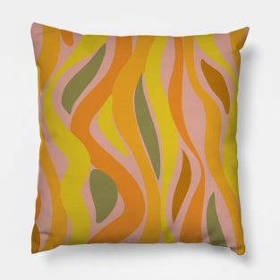 Orange Flame Pillow