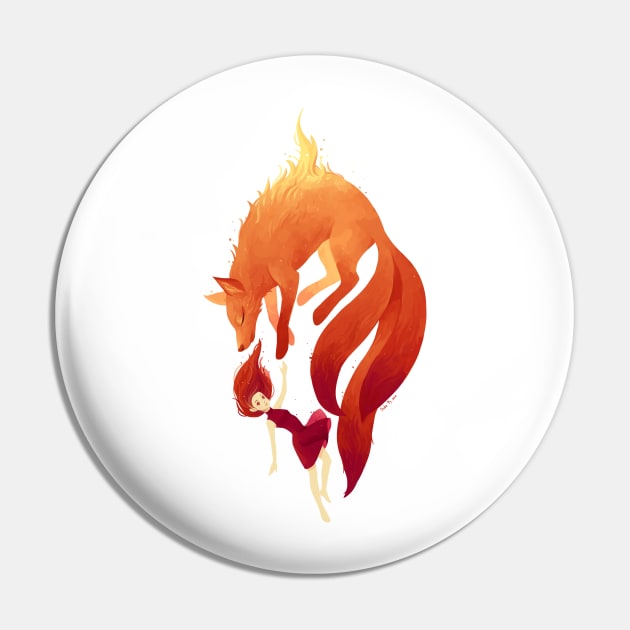 Fire Fox Pin by Freeminds