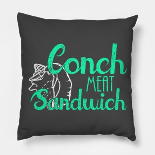 Conch Meat Sandwich - Funny Seashell Pillow