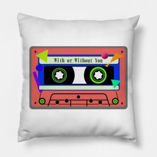 vintage cassette Pillow