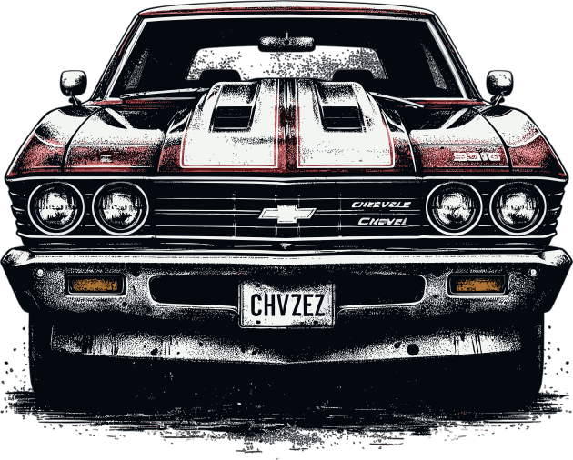 Chevrolet Chevelle Kids T-Shirt by Vehicles-Art