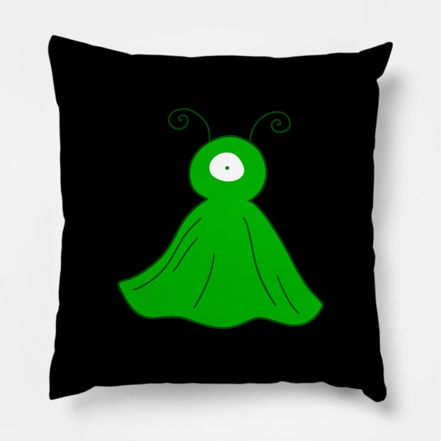 Cyclops Alien Pillow by saradaboru