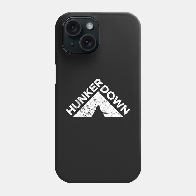 Hunker Down Tent Camping Phone Case by BraaiNinja