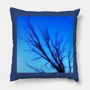 Blurry Tree Pillow