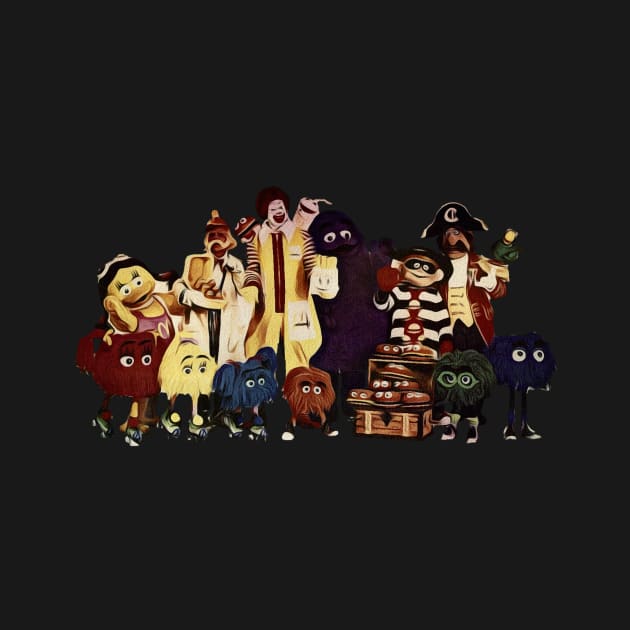 McDonalds classic characters by RainbowRetro