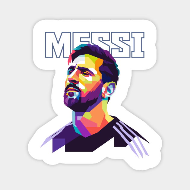 GOAT Messi Magnet by Martincreative