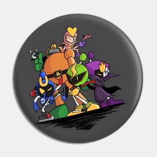 The Five Dastardly Bombers! (V1) Pin