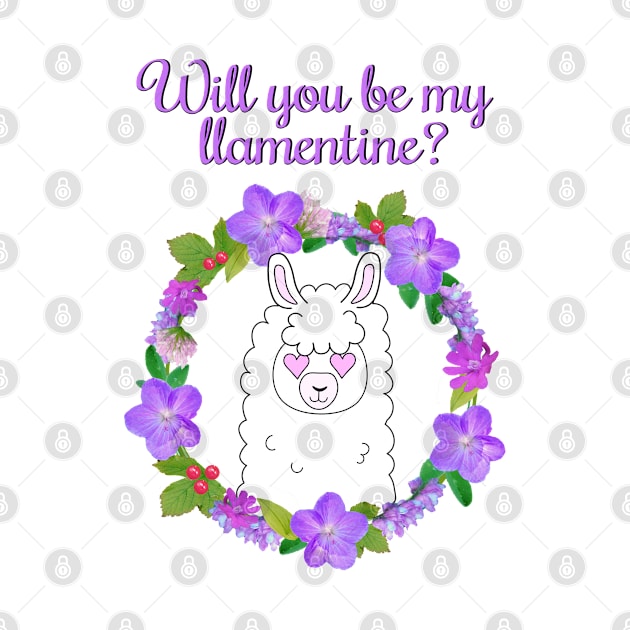 Will you be my llamentine? by Purrfect