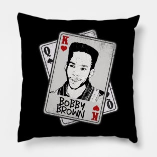 Retro Bobby Brown 80s Card Style Pillow