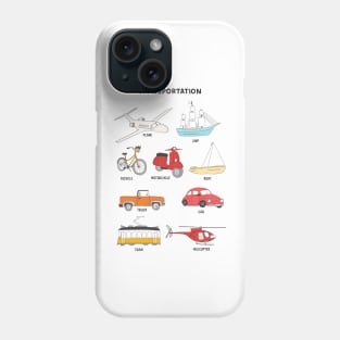 Transportation drawings for Kids Phone Case