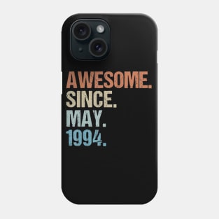 Born In May 1994 25th Birthday Gif25 Yrs Old Phone Case