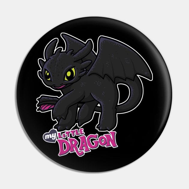 My Little Dragon Pin by LetterQ