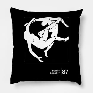 Erasure - Sexuality / Minimal Style Graphic Artwork Pillow