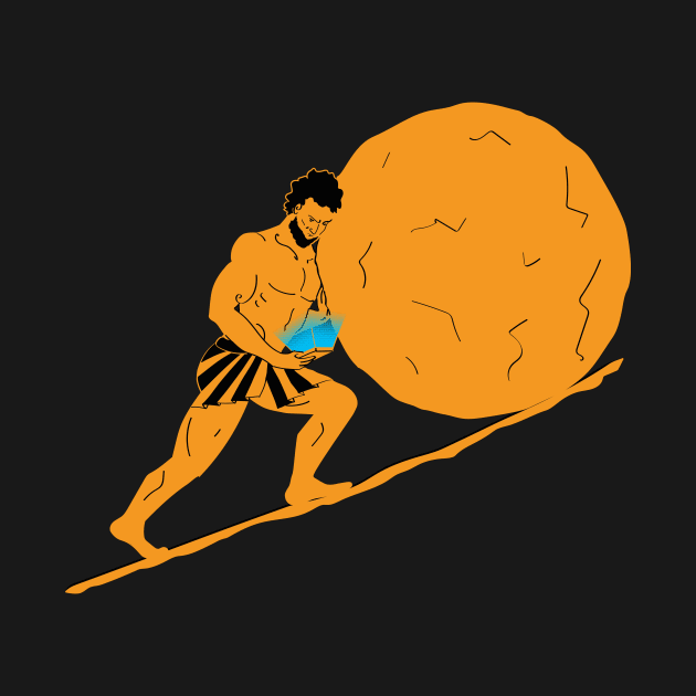 Sisyphus Scrolling Up That Hill by StrayCat