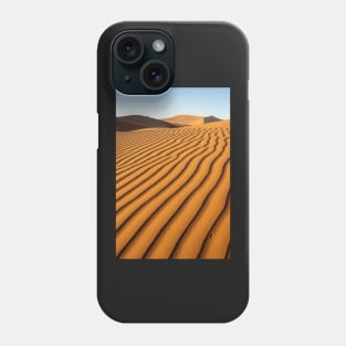 Orange sand patterns. Phone Case