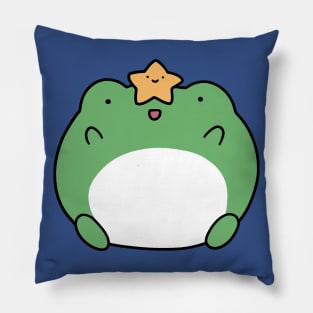 Star Frog Pillow