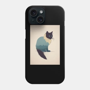 Ragdoll Cat 1 - Japanese Retro Art Phone Case