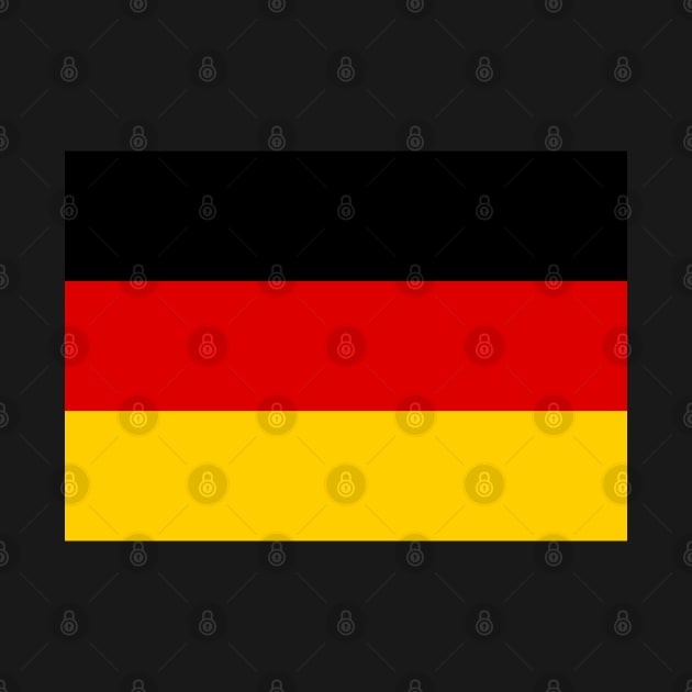 German Germany Deutschland Flag by E