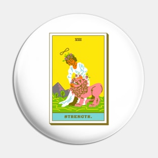 VIII - Strength - Tarot Card Pin