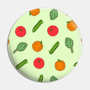 Vegetables Pattern Pin