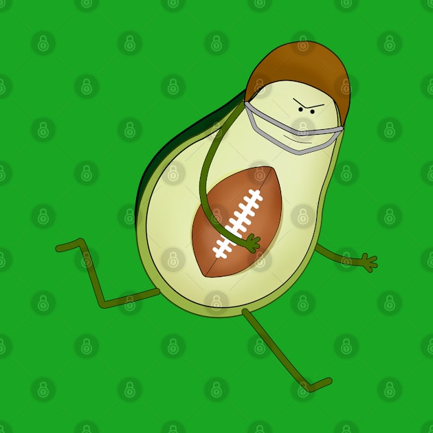 Vegan American football hero by shackledlettuce