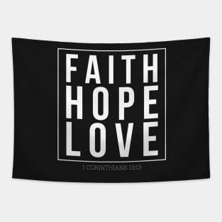 Faith - Hope - Love Tapestry