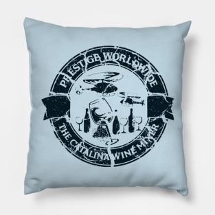 catalina wine mixer blue Pillow