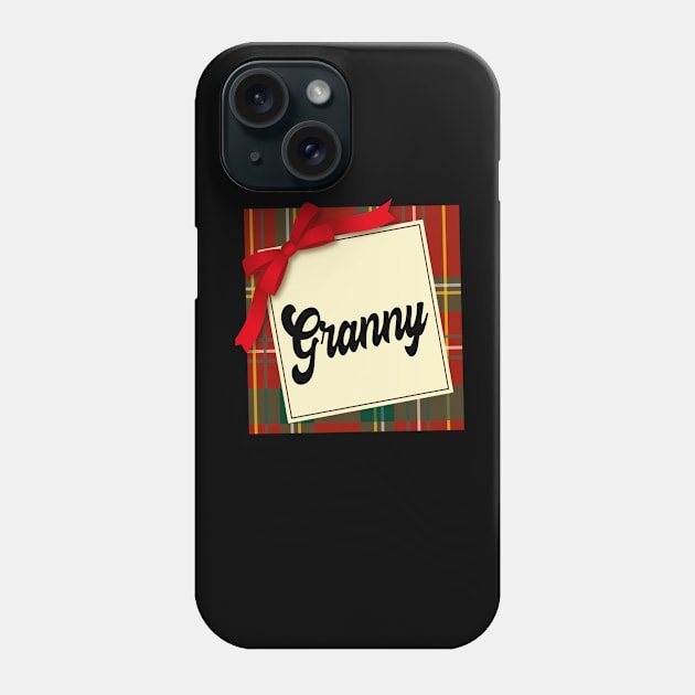 Granny Christmas Gift Family Reunion OOTD Grandma Grandmother Phone Case by familycuteycom