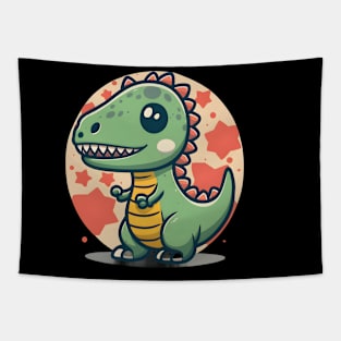 Cute baby trex Tapestry