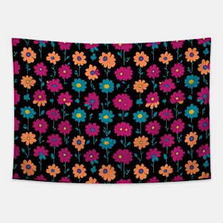 Floral Pattern Design Tapestry