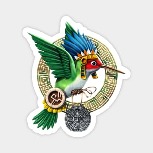 Aztec Hummingbird Magnet