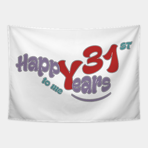 Happy 31st year to me Tapestry by KrasiStaleva