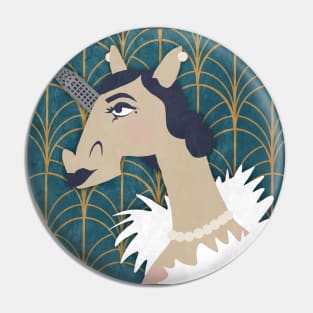 Feeling Art Deco Unicorn Pin