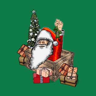 santa and gift T-Shirt