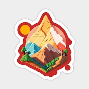 MOUNTAINIOUS TERRIAN Magnet