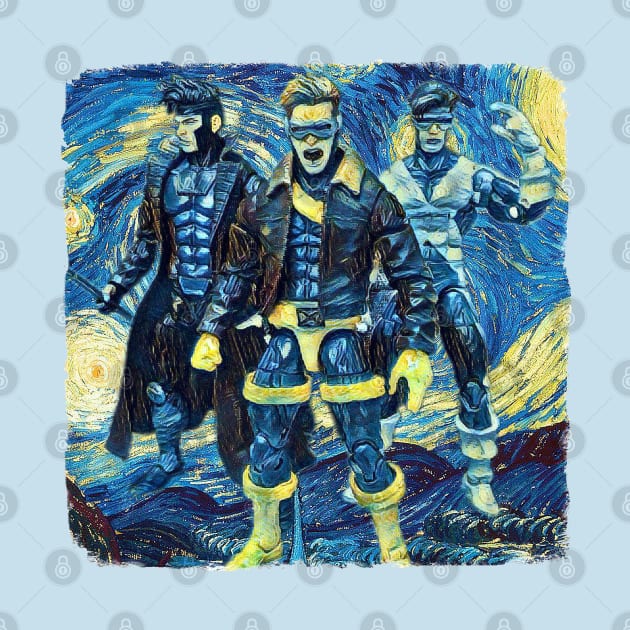 The Mutants Van Gogh Style by todos