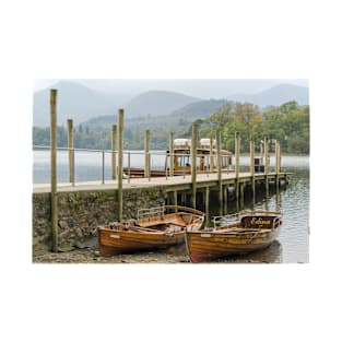 Boats, Derwentwater, Lake District, England T-Shirt