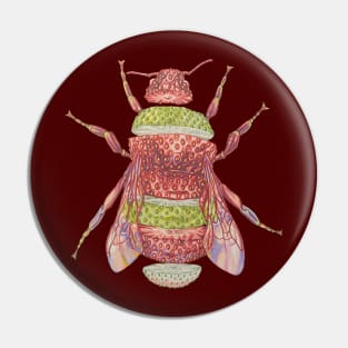 Strawberry Bee Pin