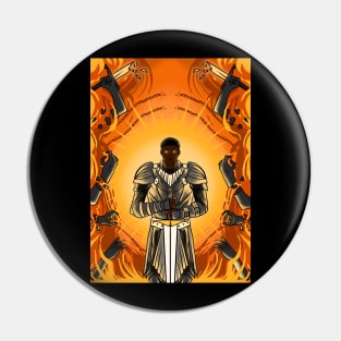 The Black Saint George Pin