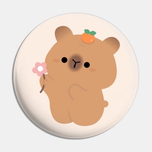 Capybara Pin