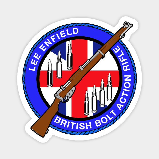 LEE ENFIELD LOGO Magnet by theanomalius_merch