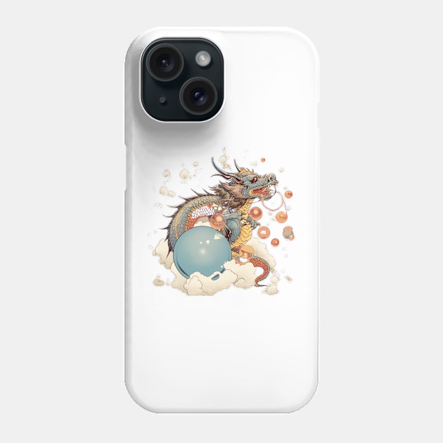 Japanese Dragon: A Classic Artistic Interpretation Phone Case by naars90